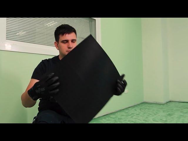 BOSTIK STIX A800 УКЛАДКА  LVT плитки на невпитывающее основание пола