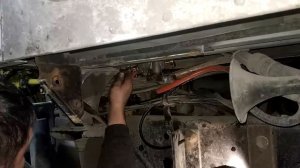 #2. замена главного тормозного крана тягача