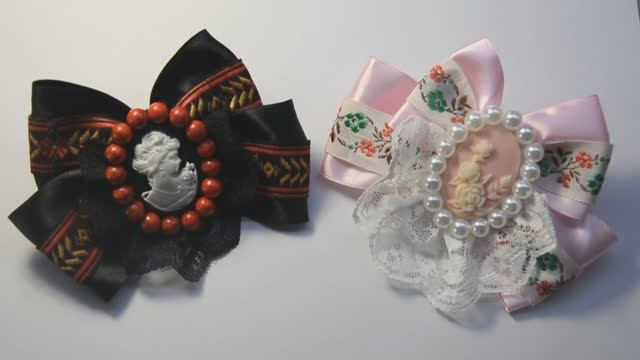 DIY Винтажный бант своими руками. Мастер класс