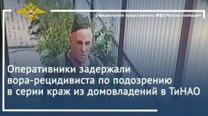 Оперативники задержали вора-рецидивиста по подозрению в серии краж из домовладений в ТиНАО