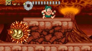 Joe & Mac (SNES) All Bosses (No Damage)