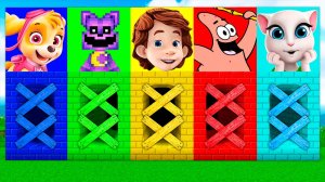 ВЫБЕРИ ЗАКРЫТЫЙ КРУГЛЫЙ ТОННЕЛЬ КАТНЕП ЩЕНЯЧИЙ ПАТРУЛЬ ДИМ ДИМЫЧ В МАЙНКРАФТ