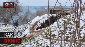 Эпизод сражения битвы ВОВ воспроизвели в Дунино // 360 ОДИНЦОВО