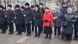 Памятная акция к 83-й годовщине Битвы за Москву состоялась в Даниловском районе