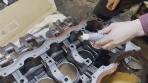 Курсор. Установка коленвала. #часть10