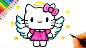 Рисунок Hello Kitty — Рисунок Hello Kitty — Как нарисовать Hello Kitty? Привет Китти Рисуем легко