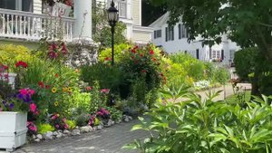 Знаменитый остров удивительных цветников. Цветы и спокойная музыка для отдыха - Остров Макинак