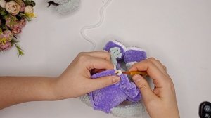 обвязка юбочки рачьим шагом