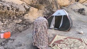 Nomadic life in Zagros, Iran. Maryam's hard life