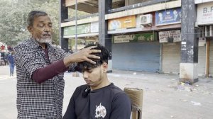 The Best Cosmic Massage 💫 ｜ Amazing Head massage ｜ 50 Years Experience ｜ Mohammad Waris Barber