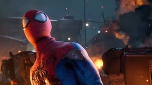 Черный паук на охране района