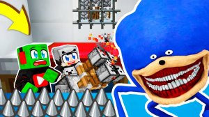 ПРЯЧУСЬ ПОД КРОВАТЬЮ ОТ СОНИК ТЕЙПС В МАЙНКРАФТ ЗОМБАК