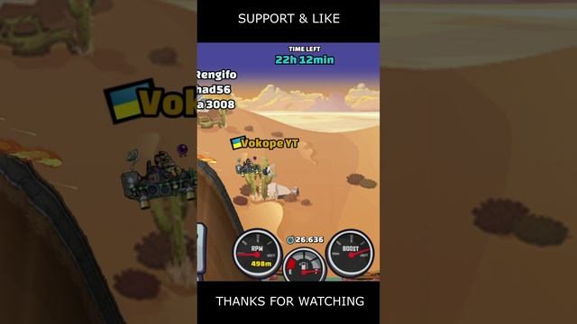 🎧 NEW Community Showcase 🎧 (Dont Go Swimming) - Hill Climb Racing 2 #shorts #hcr2