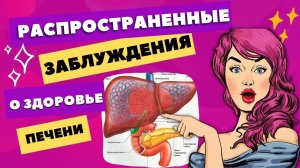Распространенные заблуждения о здоровье печени. Вебинар 24.05.2023