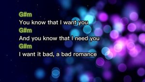 Bad Romance (by Lady Gaga / a Halestorm cover) lyrics and chords