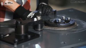 Испытания станка для гибки завитков, волют V1-16