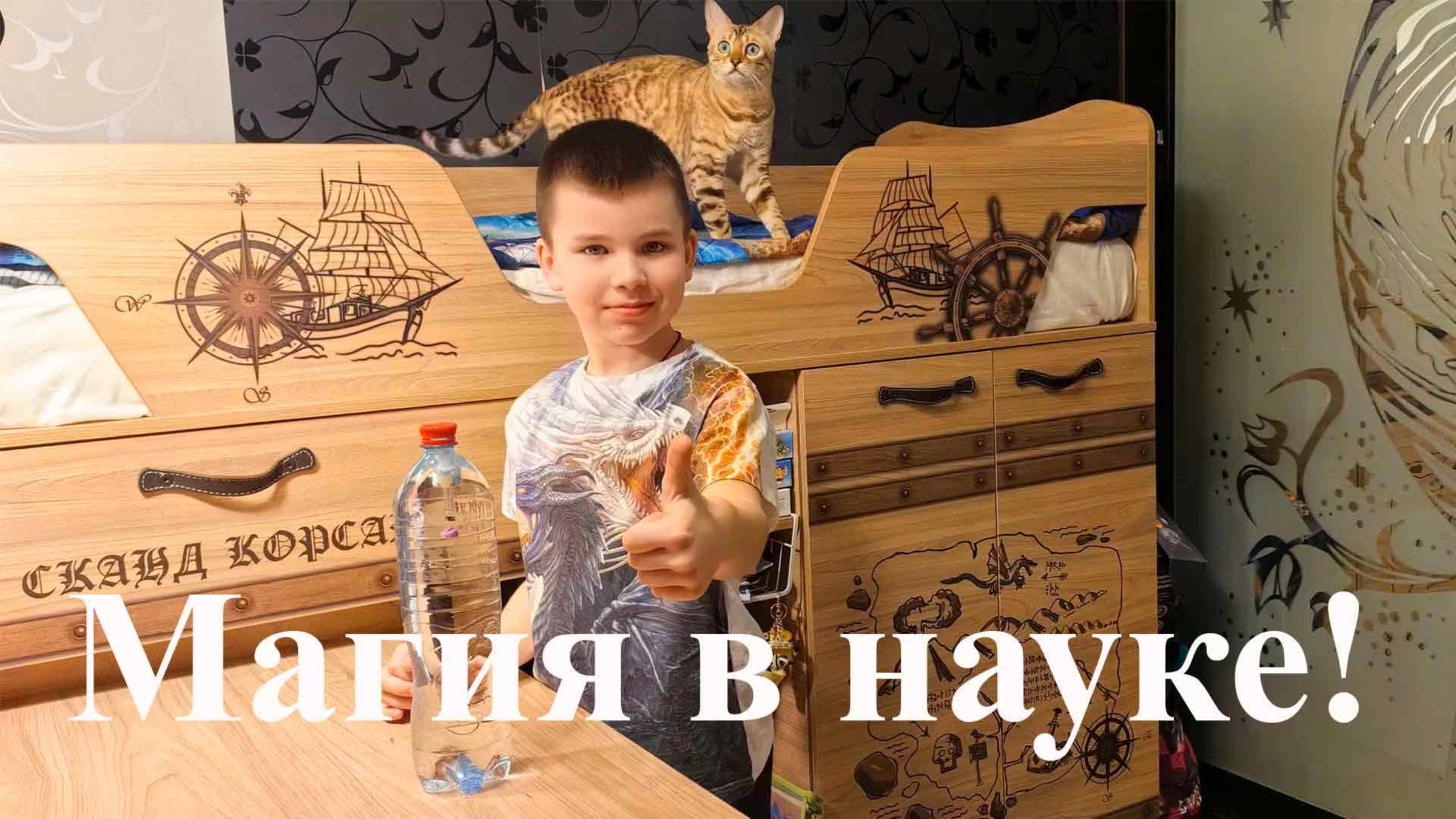 Магия в науке. Картезианский водолаз. Научный фокус. Игрушка. Занимательная физика. Наука для детей