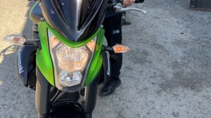 Видео запуска Kawasaki ER 6N