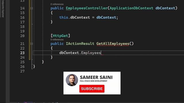 ASP.NET Web API CRUD Operations - .NET8 and Entity Framework Core Tutorial