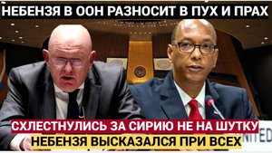 ГРЕМИТ ВЕСЬ ГА ООН! Посол в ОБмороке! Небензя выступил резко. Россия и США схлестнулись в Совбезе