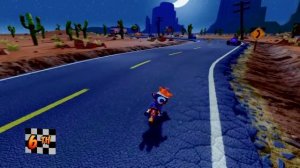 Crash Bandicoot 3 Secret level Hot Coco in Road crash / секретный уровень