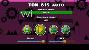 Ton 618 (auto+w/click) [GEOMETRY DASH)