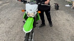 Видео запуска Kawasaki KLX 125