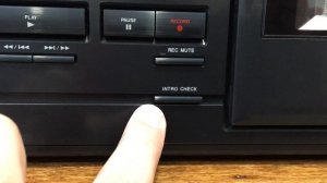 Tascam 102 MK II cassette deck from the mid 1990s.