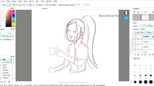 Draw with Me // Sketching | Valorant Sage Killjoy Cypher | FireAlpaca