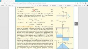 Diagram gaya geser dan momen bending pada gaya internal #statika#internalforce