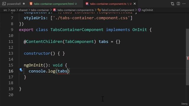 5029 The ContentChildren Decorator