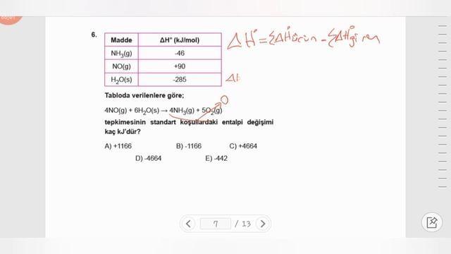 2020 AYT Mezun KİMYA Kimyasal Tepkimelerde Enerji-1 MEB Kazanım Testi-20 смотреть онлайн