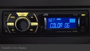 JVC KD-X40 Car Receiver Display and Controls Demo | Crutchfield Video