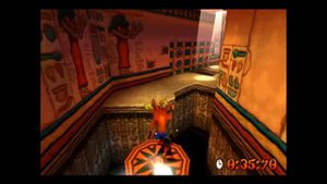 Crash Bandicoot 3: Warped (PS1) 105% Walkthrough - Part 26 - Tomb Time (Platinum Relic)