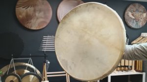 Бубен Shamanic Индонезия 70х70 см / Шаманский бубен / тюнгур / дюнгюр / Бубен / shamanic.moscow