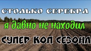 СТОЛЬКО СЕРЕБРА Я ДАВНО НЕ НАХОДИЛ, СУПЕР КОП СЕЗОНА. ПОИСК АРТЕФАКТОВ И СТАРИНЫ С ЭКВИНОКС 800.
