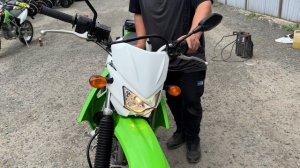 Видео запуска Kawasaki KLX 125