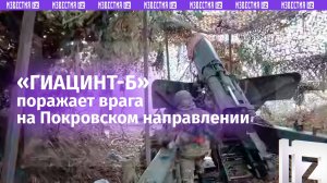«Гиацинт-Б» поддерживает наступление наших сил: бойцы пробивают дорогу на Покровском направлении