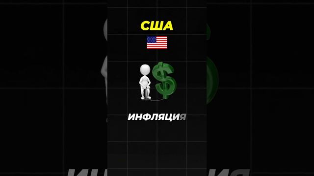 КАКАЯ ИНФЛЯЦИЯ В РАЗНЫХ СТРАНАХ МИРА? 💲#доллар #сша #шортс #егэ #егэ2025 #общество #shorts