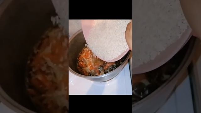 Плов с говядиной/Rice with beef#пловсговядиной #пловрецепт #пловузбекский#пловец#recipe#cooking