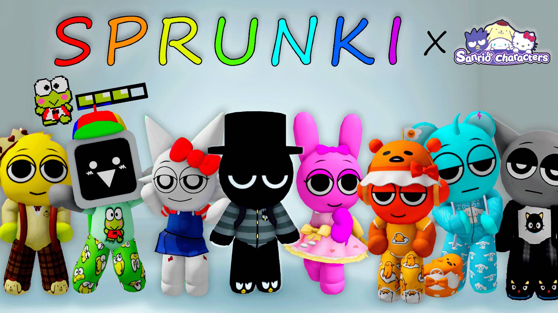 Нереально милые АВАТАРЫ СПРУНКИ в стиле САНРИО смотреть онлайн