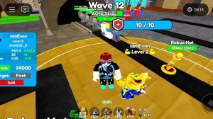 🤑Челлендж играю только за спавнер инитов в toilet tower defense в roblox🤑