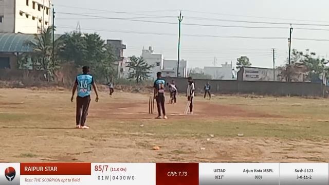 Live Cricket Match | RAIPUR STAR vs THE SCORPION | 28-May-22 06:49 AM 12 overs | MBPL SEASON -6 | C