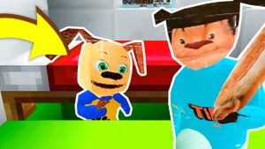 ПРЯЧУСЬ ПОД КРОВАТЬЮ ОТ БАРБОСКИНЫХ В МАЙНКРАФТ ЗОМБАК