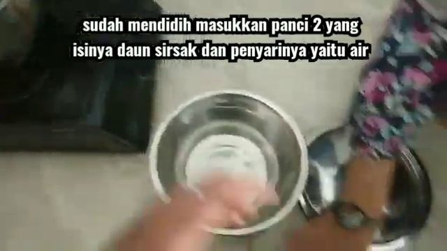 Proses Infundasi Daun Sirsak (Annona Muricata)