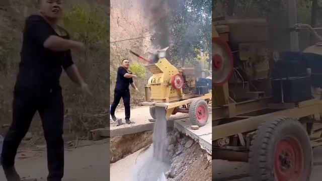 Чуть не сломал дробилку