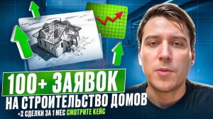 100+ целевых заявок и лидов на строительство домов из газобетона и клеёного бруса | Кейс b2bad.ru