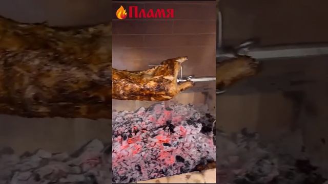 вертел в мангале#shorts