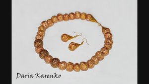 DIY Шикарные бусы из подручных материалов. Мастер класс