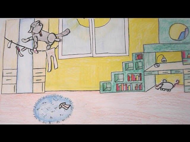 Кот и носки